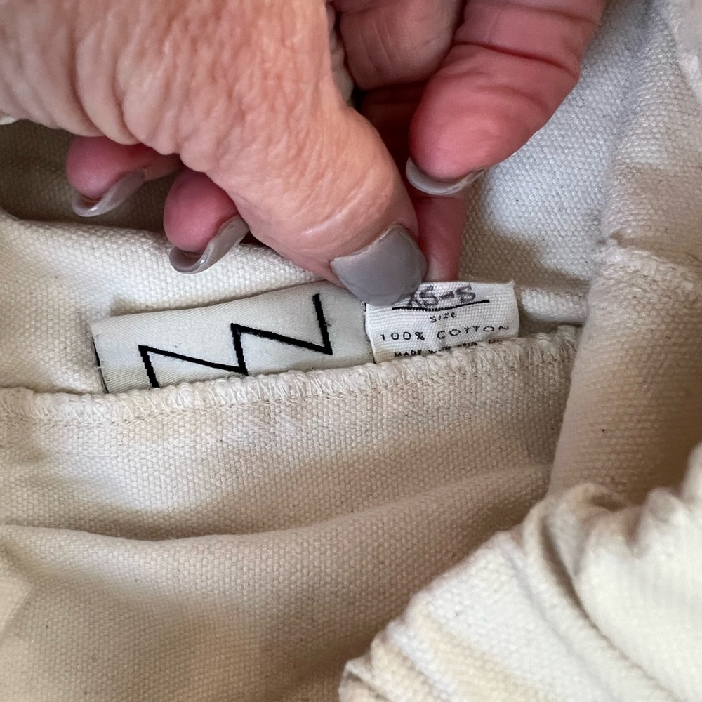 Elizabeth Suzann Florence pant in Natural Cotton Canvas - Picture 3 of 3
